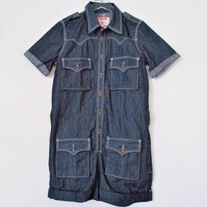 True Religion Joslyn Denim Romper